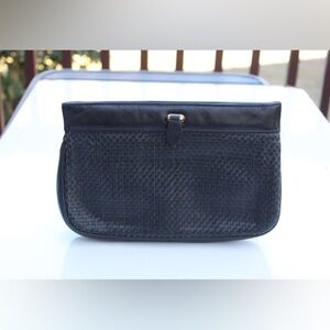 Beautiful Clemente woven leather clutch